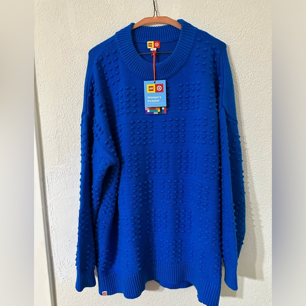 Blue Crew Neck Sweater